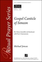 Gospel Canticle of Simeon SATB choral sheet music cover